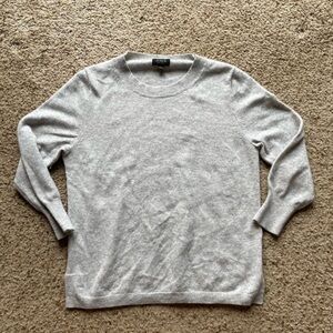 Jcrew 100% cashmere sweater size M 3/4 sleeve
